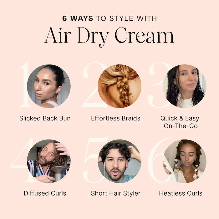 JVN Complete Hydrating Air Dry Hair Styling Cream – Crema Capilar Anti-Frizz Para Secado Al Aire 147 ML