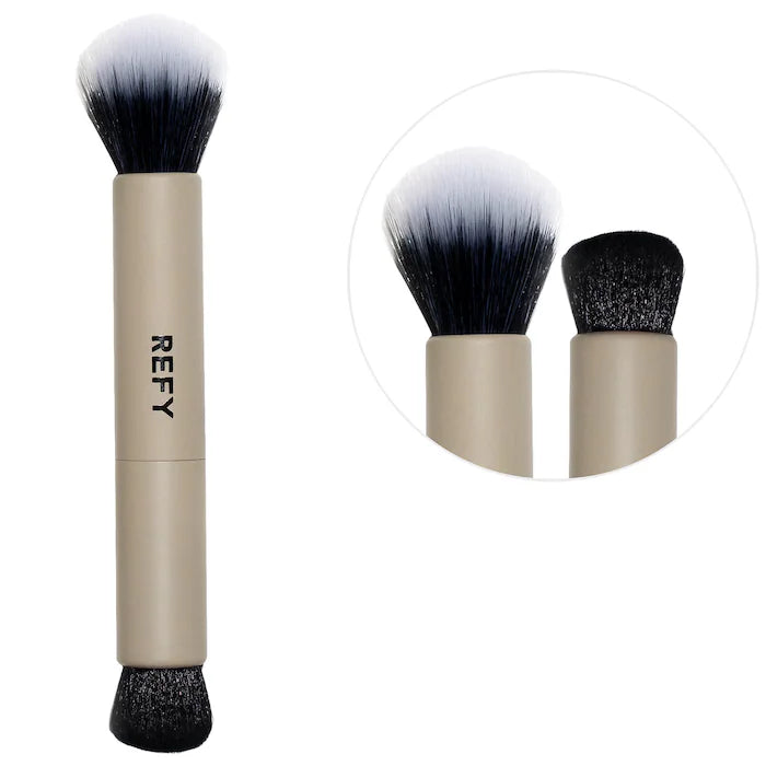 Bajo Pedido - REFY Duo Face Brush | Brocha Doble para Rostro de Alta Precisión