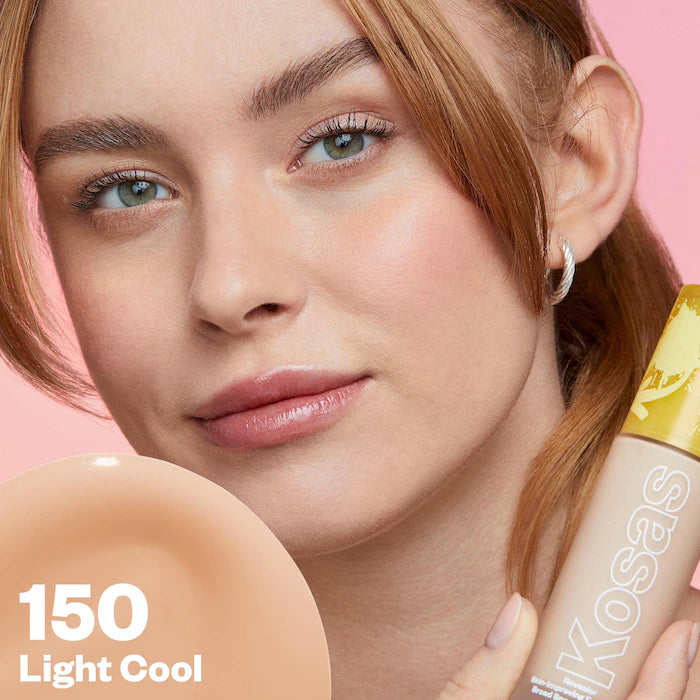 BAJO PEDIDO - Kosas Revealer Skin-Improving Foundation SPF 25 – Base Líquida Con Ácido Hialurónico Y Niacinamida Cobertura Media