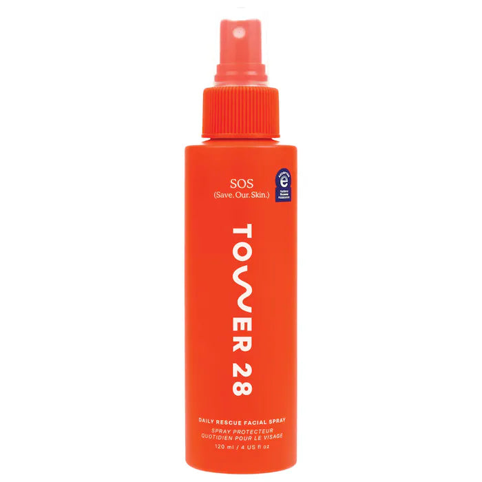 SALE  Pre-order - Tower 28 Beauty SOS Daily Rescue Facial Spray | Soothing Facial Spray with Hypochlorous Acid 120 ML
