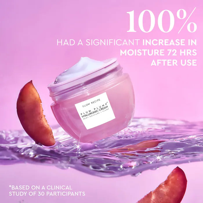 BAJO PEDIDO - Glow Recipe Plum Plump Hyaluronic Acid Moisturizer – Crema Hidratante Refillable Con Ácido Hialurónico