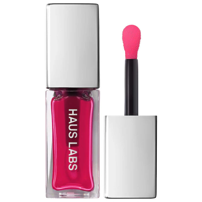BAJO PEDIDO - HAUS LABS BY LADY GAGA PhD Hybrid Hydrating Tinted Lip Oil — Aceite Labial Hidratante Con Color Adaptable Y Brillo Natural