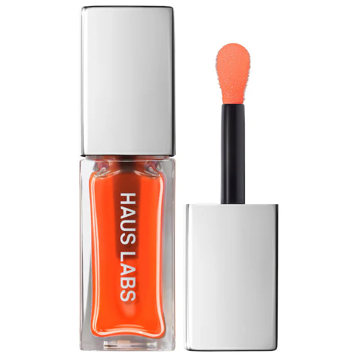 BAJO PEDIDO - HAUS LABS BY LADY GAGA PhD Hybrid Hydrating Tinted Lip Oil — Aceite Labial Hidratante Con Color Adaptable Y Brillo Natural