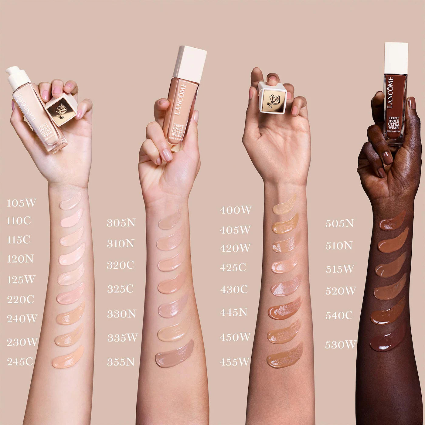 BAJO PEDIDO - LANCOME Teint Idole Ultra Wear Care & Glow Foundation with Hyaluronic Acid						 | Base de Maquillaje