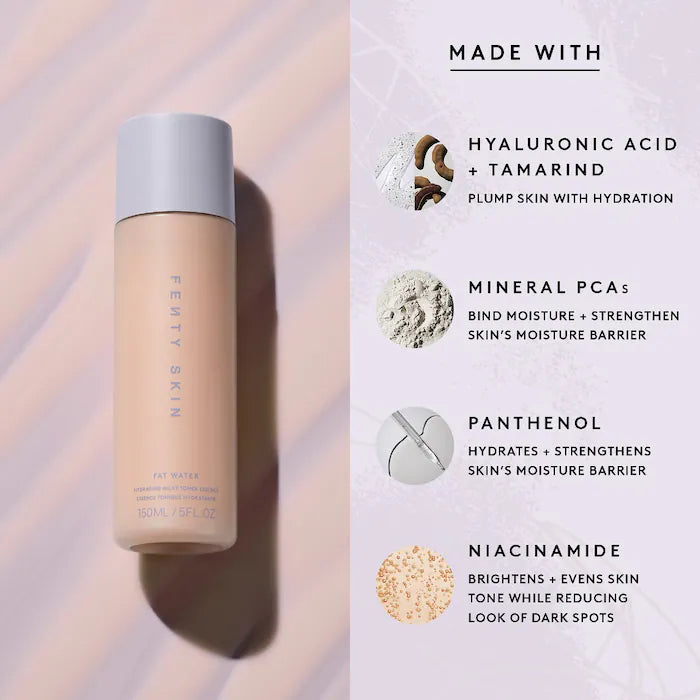 BAJO PEDIDO - Fenty Beauty Fat Water Hydrating Milky Toner Essence 150 ml | Tónico