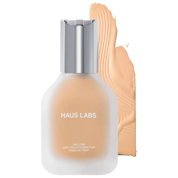 BAJO PEDIDO - HAUS LABS BY LADY GAGA Triclone Skin Tech Medium Coverage Foundation with Fermented Arnica — Base Líquida De Cobertura Media Con Árnica Fermentada Y Acabado Natural