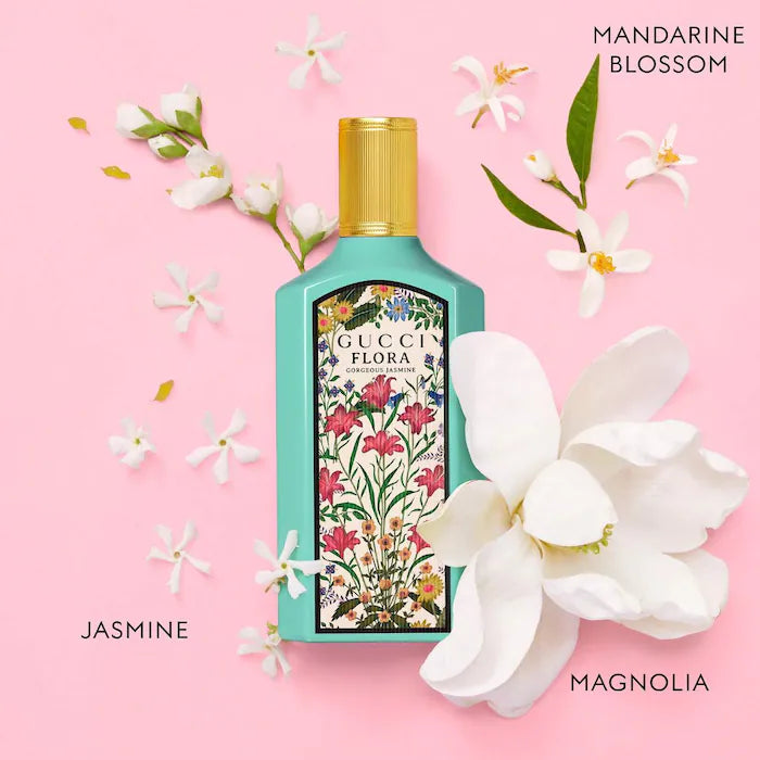 BAJO PEDIDO - Gucci Flora Gorgeous Jasmine Eau de Parfum with Orange and Sandalwood — Perfume Femenino Floral Con Notas De Jazmín, Naranja Y Sándalo