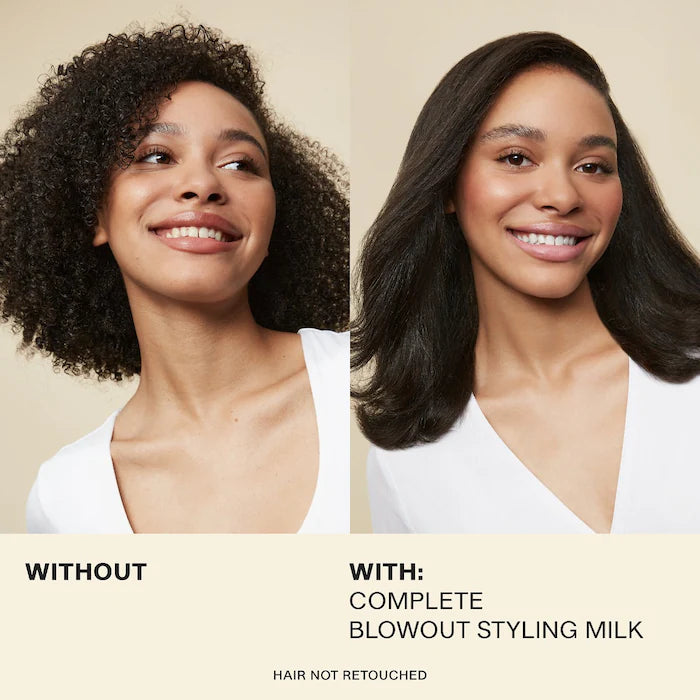 JVN Complete Blowout Styling Milk – Crema Pre-Secado Con Protección Térmica 450°F Y Fijación 48H 90 ML