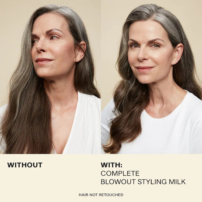 JVN Complete Blowout Styling Milk – Crema Pre-Secado Con Protección Térmica 450°F Y Fijación 48H 90 ML