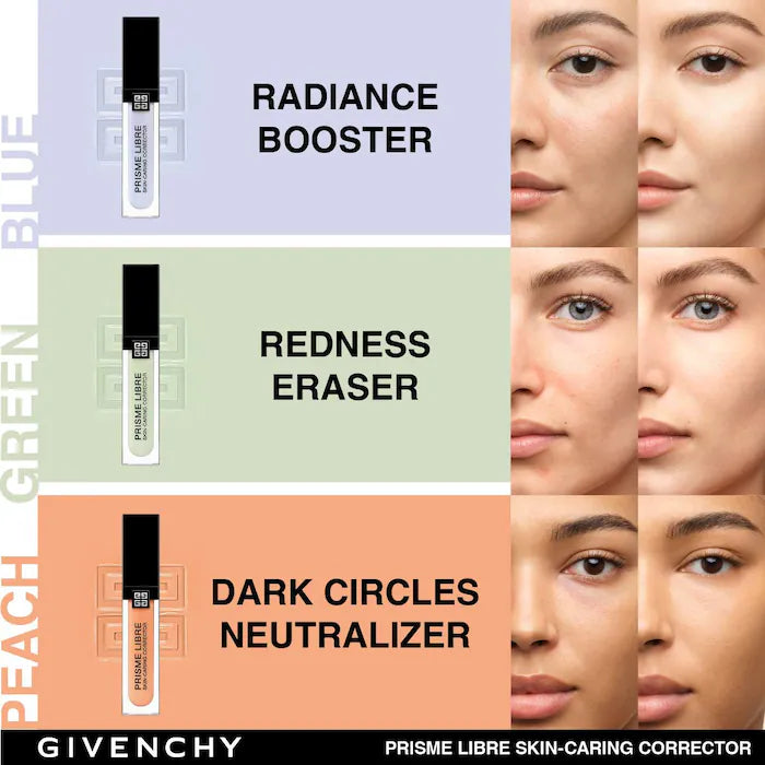 BAJO PEDIDO - Givenchy Prisme Libre Skin-Caring Corrector — Corrector De Alta Precisión Con Cuidado Hidratante Y Acabado Natural Luminoso