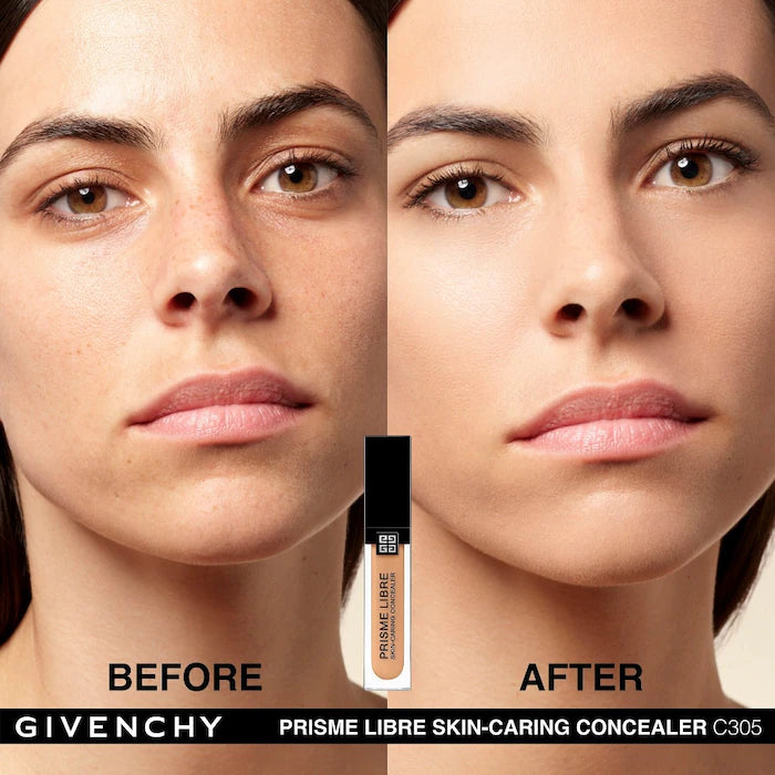 BAJO PEDIDO - Givenchy Prisme Libre Skin-Caring 24H Hydrating + Radiant + Correcting Creamy Concealer — Corrector Cremoso Hidratante De Larga Duración Con Acabado Luminoso Y Natural