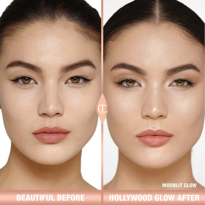 SALE BAJO PEDIDO - Charlotte Tilbury Glow Glide Face Architect Highlighter — Iluminador Facial De Alta Precisión Con Efecto Luminoso Y Acabado Seda