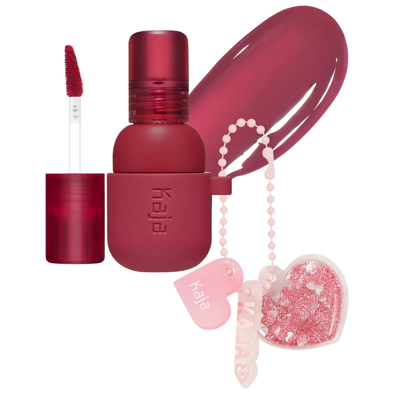 BAJO PEDIDO - KAJA JUICY Jelly Charm Glazed Lip Stain & Blush With Keychain | Lip Stain