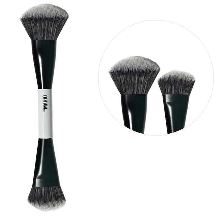 Bajo Pedido - MAKEUP BY MARIO F4 Dual-Ended Foundation and Face Brush | Brocha Doble para Base y Rostro