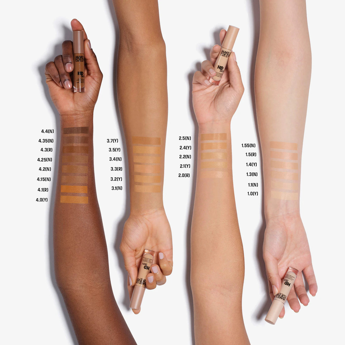 BAJO PEDIDO - MAKE UP FOR EVER HD Skin Smooth & Blur Undetectable Under Eye Concealer | Corrector