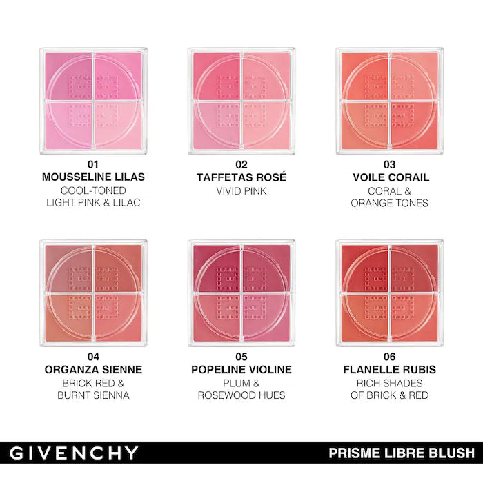 Bajo Pedido - Givenchy Prisme Libre Loose Powder Blush 12H Radiance