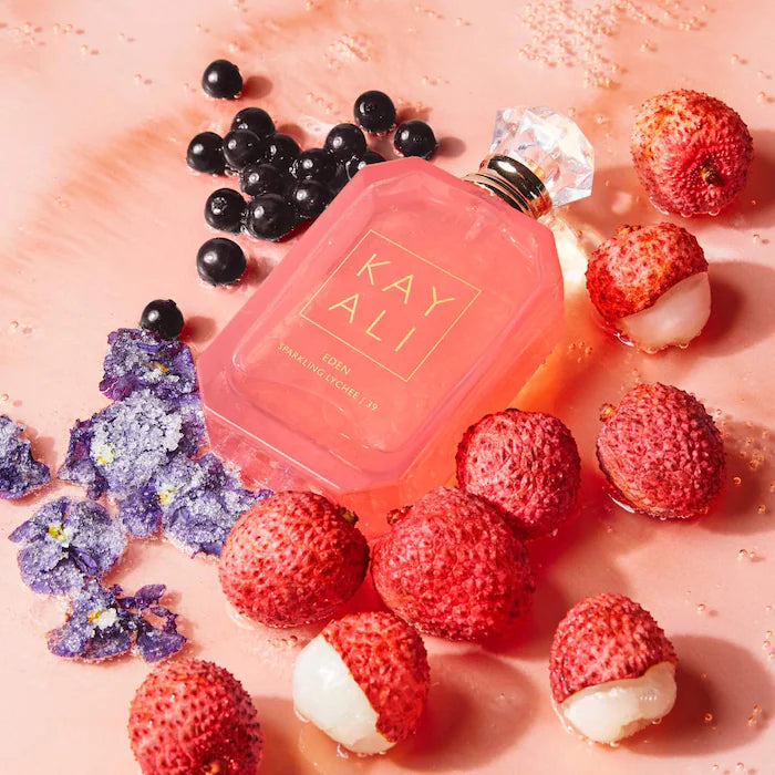 BAJO PEDIDO - KAYALI EDEN SPARKLING LYCHEE | 39 Eau de Parfum — Perfume Frutal Floral Con Notas De Lichi, Rosa Y Almizcle Brillante