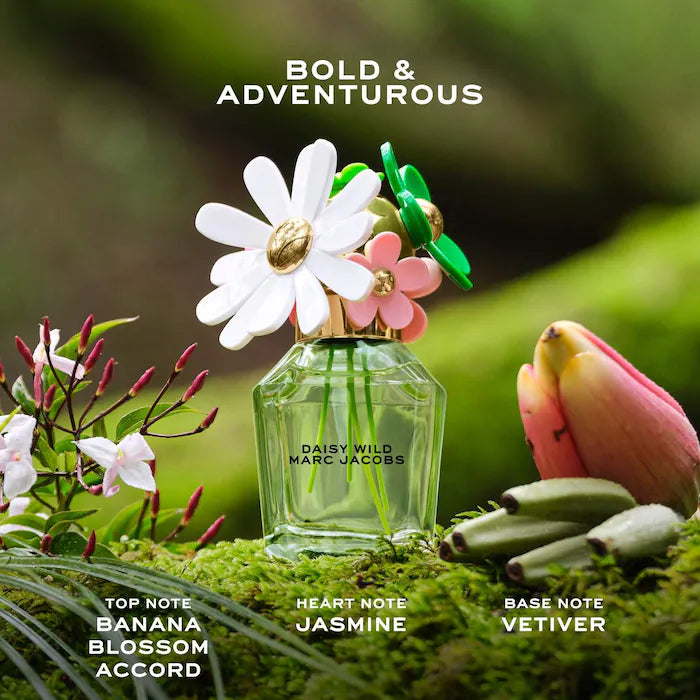 BAJO PEDIDO - Marc Jacobs Fragrances Daisy Wild Eau de Parfum with Jasmine — Perfume Floral Verde Con Jazmín, Vetiver Y Notas De Plátano Silvestre