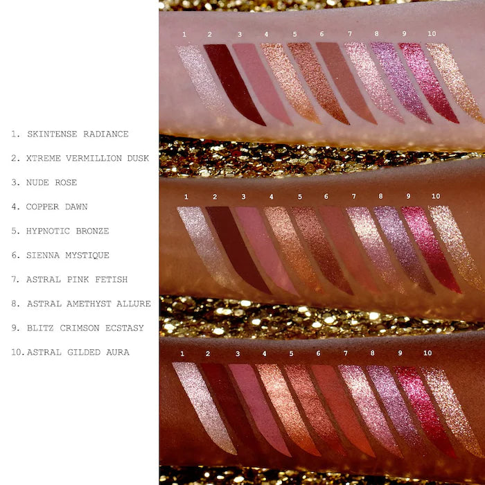 SALE BAJO PEDIDO - Pat McGrath Labs Mothership XI Eyeshadow Palette Sunlit Seduction – Paleta De 10 Sombras Mate, Metálicas Y Astrales En Tonos Cálidos