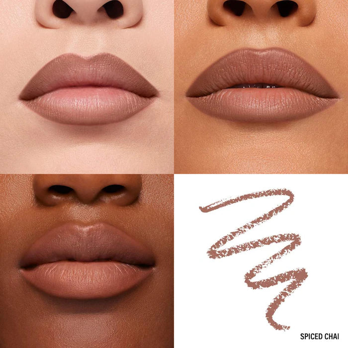 MAKEUP BY MARIO Ultra Suede Sculpting Lip Pencil — Delineador De Labios De Larga Duración En Tono Spiced Chai