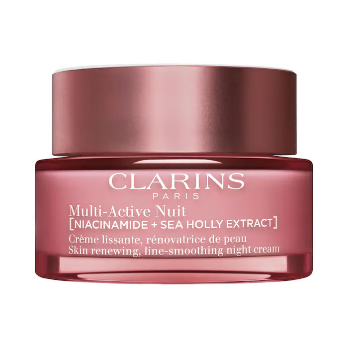 BAJO PEDIDO - Clarins Multi-Active Night Cream – Crema Nocturna Con Niacinamida Para Líneas, Poros Y Luminosidad 50 ML