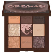 HUDA BEAUTY Creamy Obsessions Eyeshadow Palette — Paleta De Sombras Cremosas De Alta Pigmentación y Larga Duración
