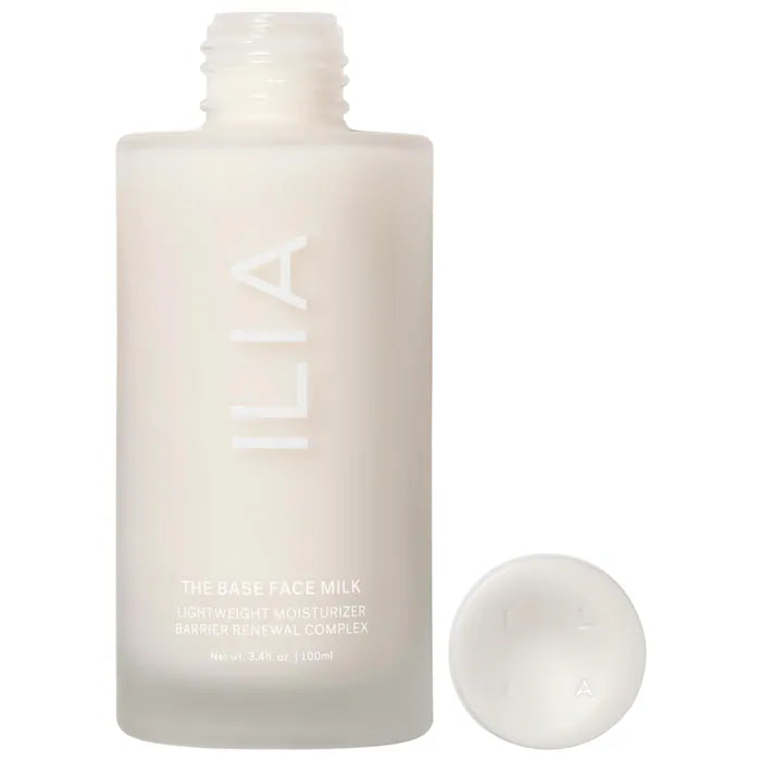 BAJO PEDIDO - ILIA The Base Face Milk Essence & Lightweight Moisturizer with Hyaluronic Acid 100 ML — Esencia Hidratante Y Crema Ligera Con Ácido Hialurónico Para Una Piel Suave Y Equilibrada