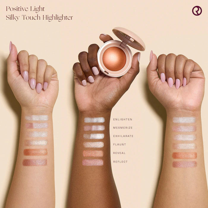 Bajo Pedido - Rare Beauty by Selena Gomez Positive Light Silky Touch Highlighter | Iluminador en Polvo con Brillo Sedoso y Natural