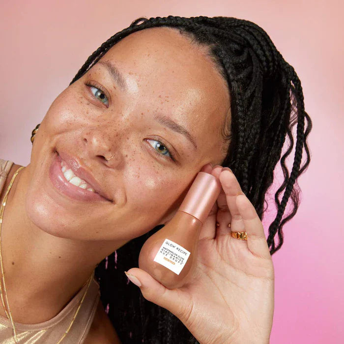 SALE  BAJO PEDIDO - Glow Recipe Watermelon Glow Niacinamide Hue Drops Serum — Suero Iluminador Con Color Y Niacinamida Para Un Brillo Natural Y Uniforme