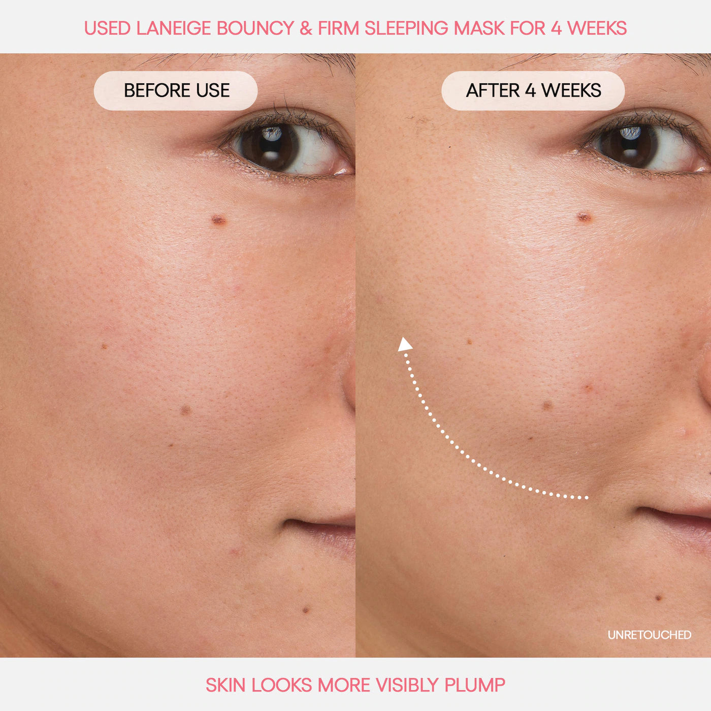 BAJO PEDIDO - LANEIGE Bouncy + Firm Radiance Boosting Sleeping Mask with Peony Collagen Complex | Mascarilla Facial 50 ML