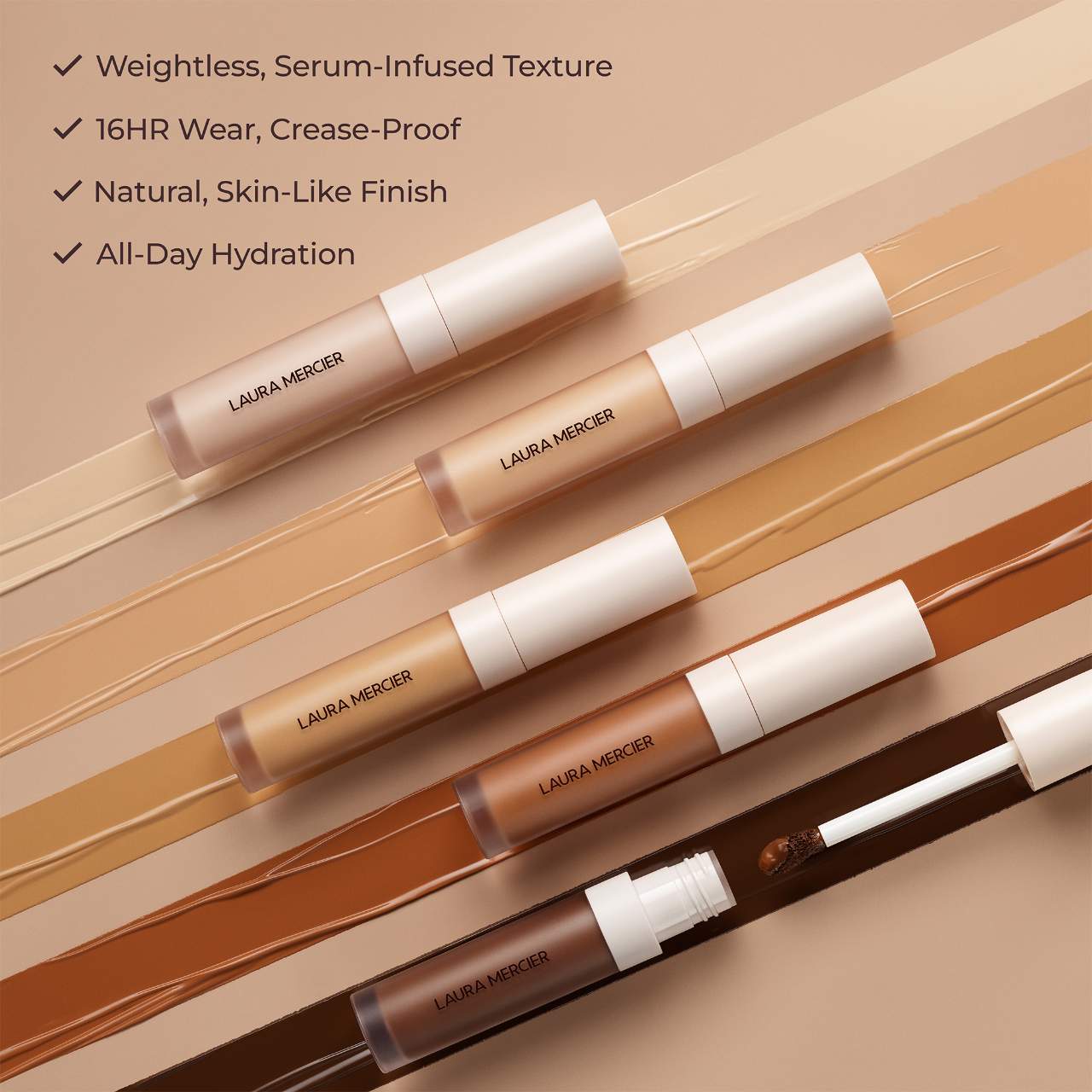 BAJO PEDIDO - LAURA MERCIER Real Flawless Weightless Perfecting Serum Concealer | Corrector Sérum