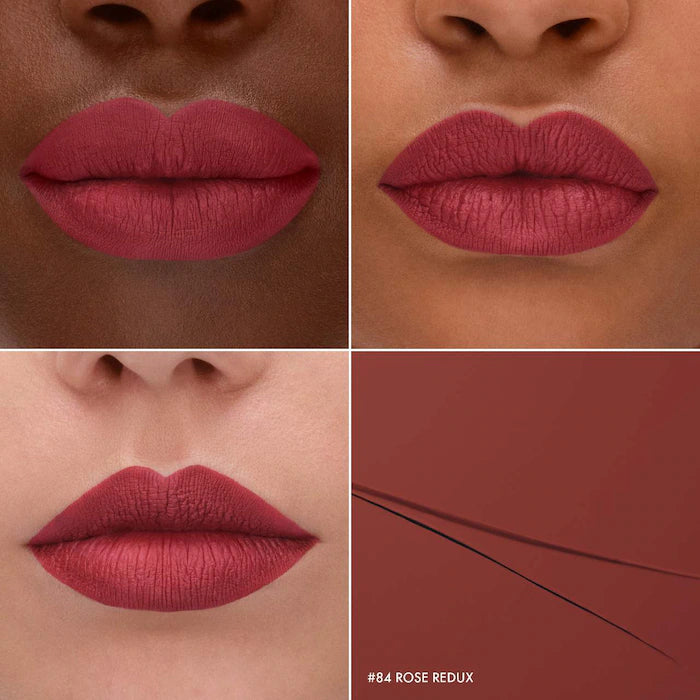 BAJO PEDIDO - Sephora Collection Cream Lip Stain 10HR Liquid Lipstick — Labial Líquido Mate De Larga Duración Y Alta Pigmentación 10 Horas Color: 84 Rose Redux