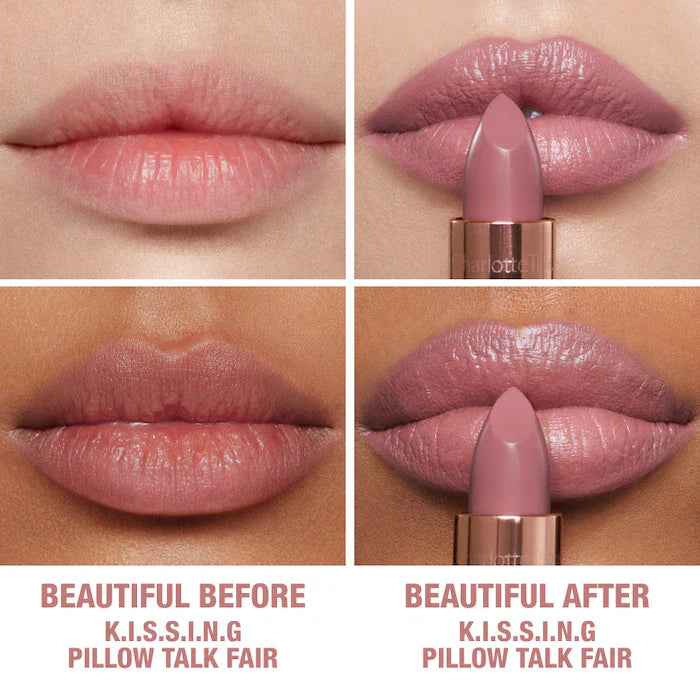 MADE TO ORDER - Charlotte Tilbury K.I.S.S.I.N.G Lipstick – Satin Lipstick with Soft Shine and Luminous Color