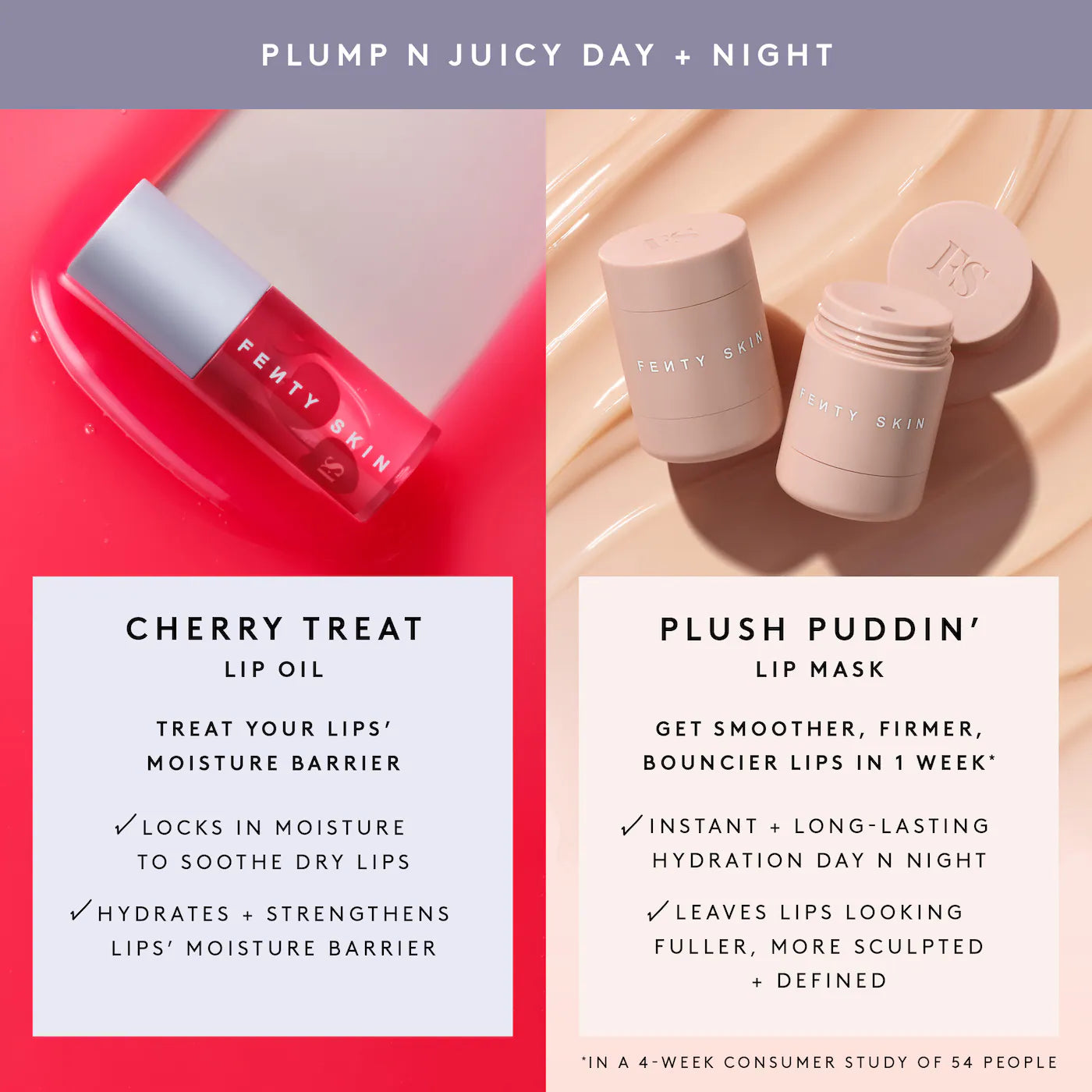 BAJO PEDIDO - Fenty Beauty Perfect Puck'r Lip Care Duo | Dúo Cuidado Labial Hidratante