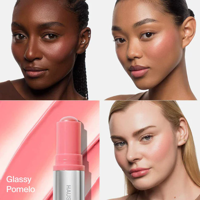 BAJO PEDIDO - HAUS LABS BY BAJO PEDIDO - LADY GAGA Color Fuse Longwear Hydrating Glassy Lip + Cheek Blush Balm Stick — Bálsamo En Barra Hidratante Para Labios Y Mejillas Con Acabado Luminoso
