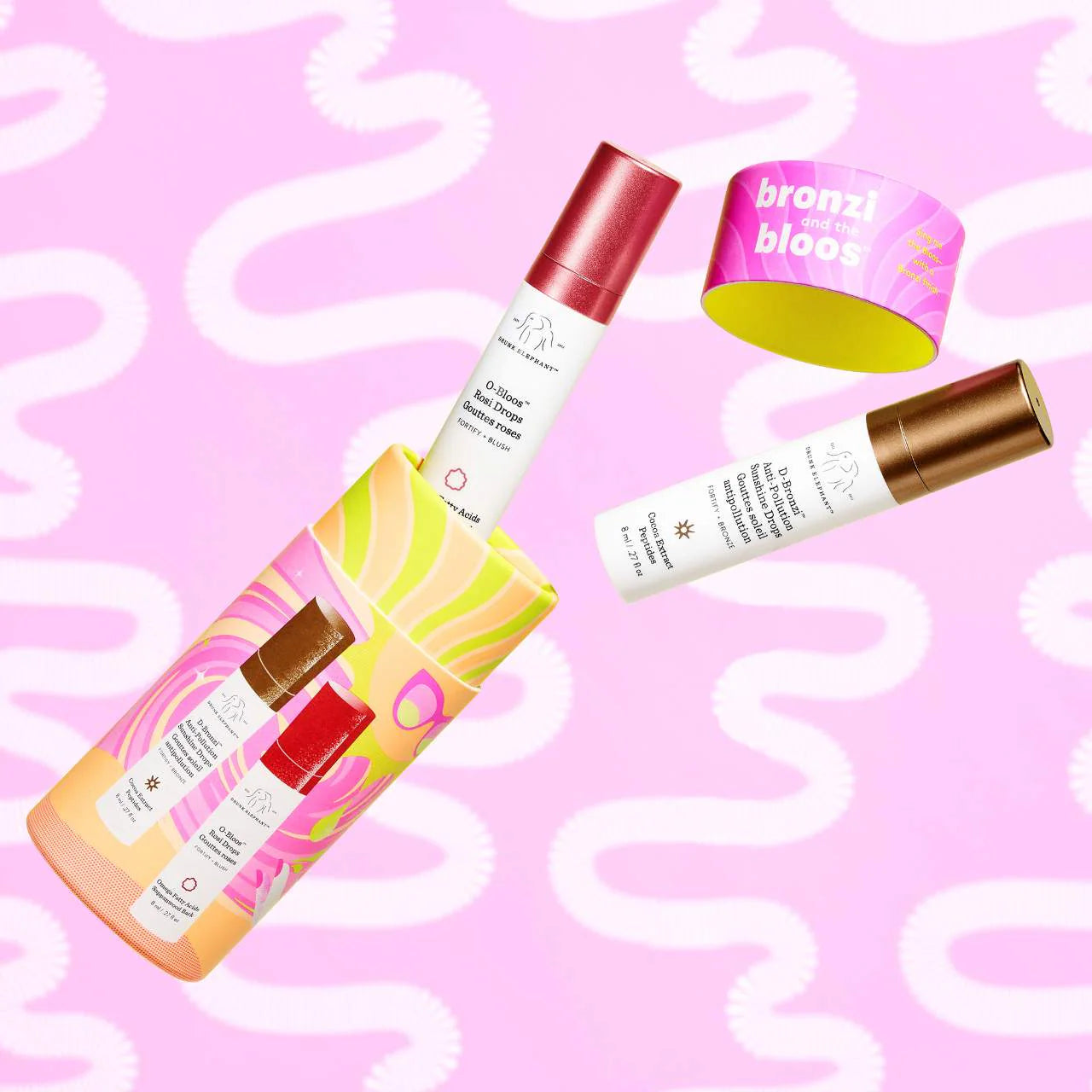 BAJO PEDIDO - Drunk Elephant Bronzi & the Bloos Color Serum Duo | Dúo Bronceador + Rubor