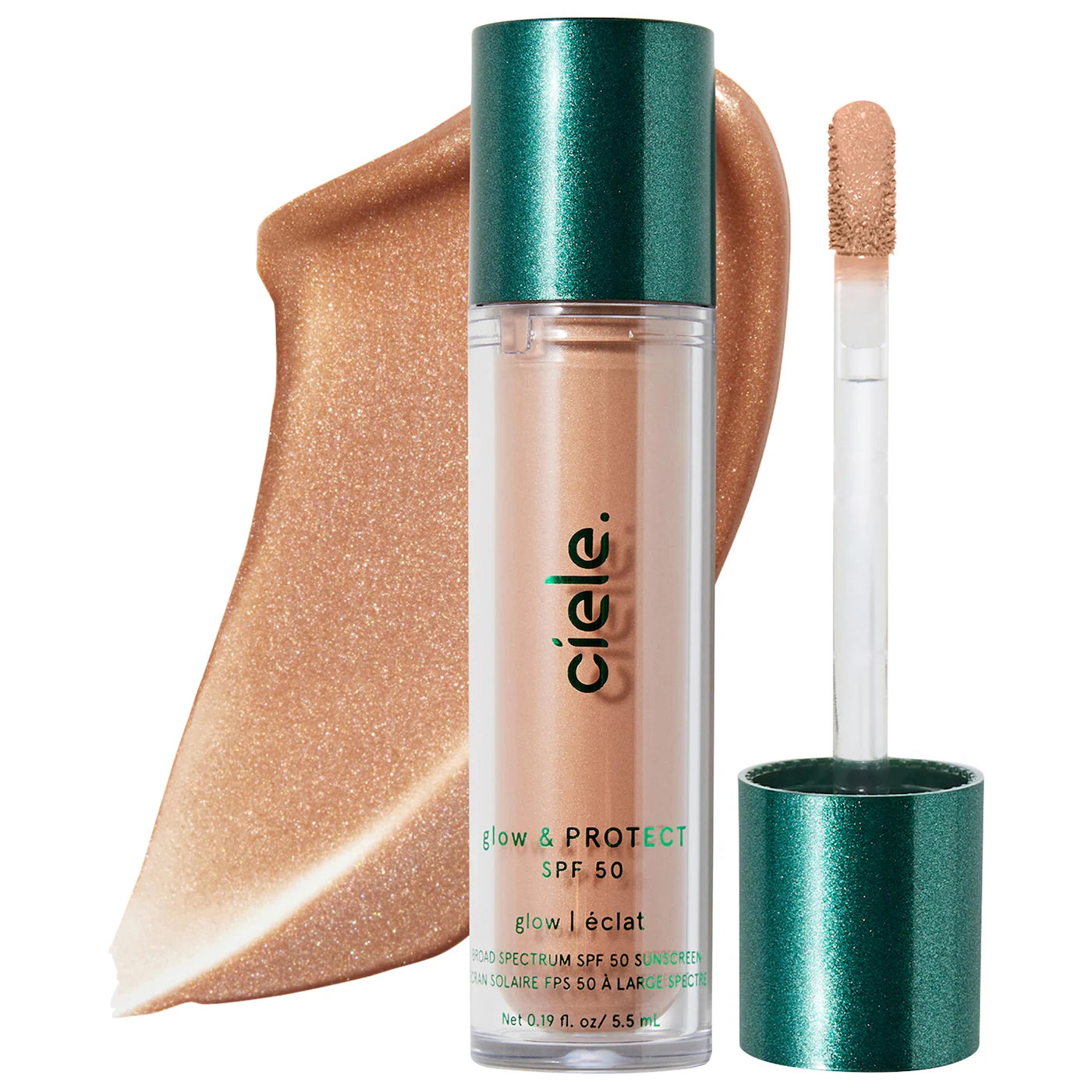 BAJO PEDIDO - ciele glow & PROTECT SPF 50+ Highlighter | Iluminador Líquido Con SPF