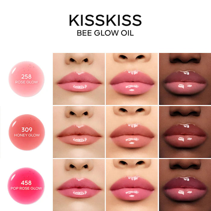 BAJO PEDIDO - GUERLAIN Kiss Kiss Bee Glow Hydrating Tinted Lip Oil | Aceite