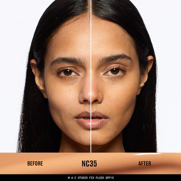 ON DEMAND - MAC Cosmetics Studio Fix Fluid SPF 15 24HR Soft-Matte Foundation | Base de Maquillaje