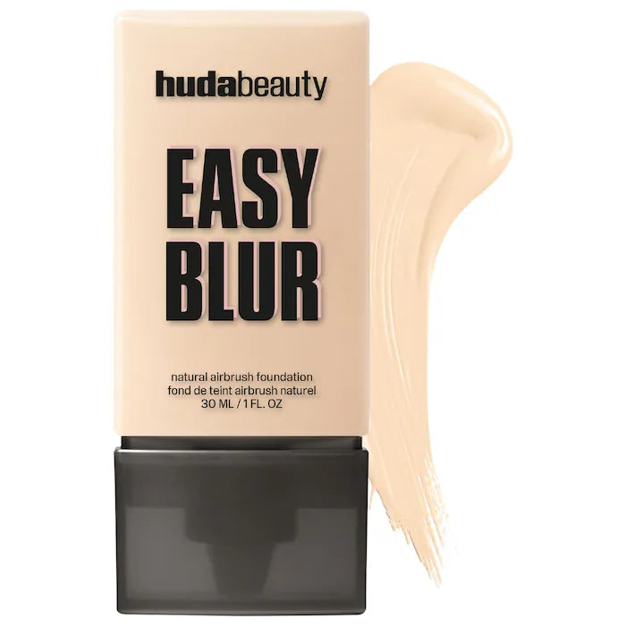 BAJO PEDIDO - HUDA BEAUTY Easy Blur Natural Airbrush Foundation with Niacinamide — Base Líquida Con Efecto Difuminador Y Acabado Natural Enriquecida Con Niacinamida