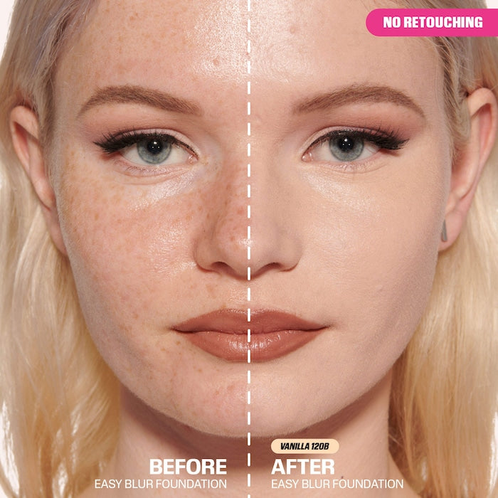 BAJO PEDIDO - HUDA BEAUTY Easy Blur Natural Airbrush Foundation with Niacinamide — Base Líquida Con Efecto Difuminador Y Acabado Natural Enriquecida Con Niacinamida