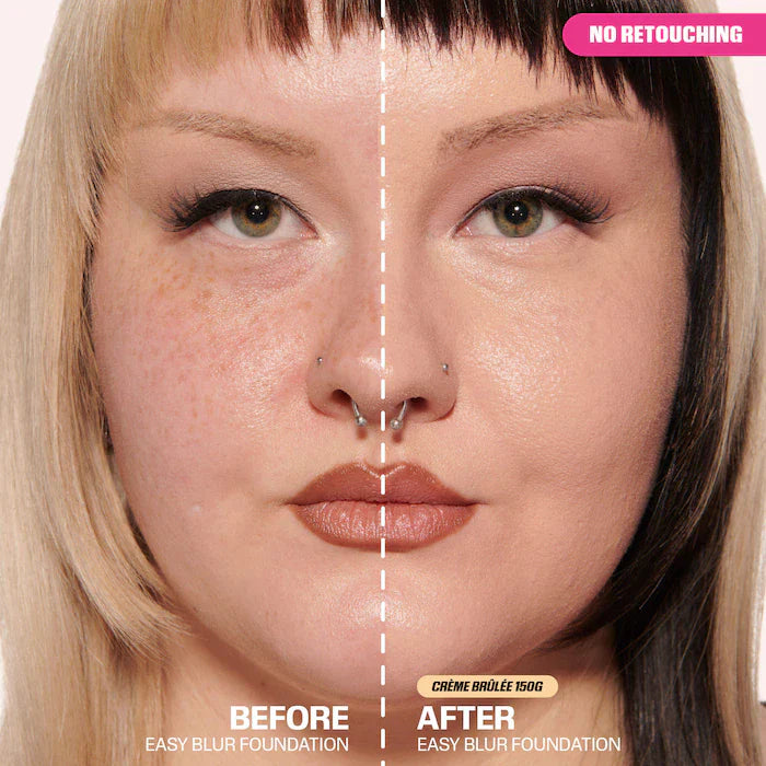 MADE TO ORDER - HUDA BEAUTY Easy Blur Natural Airbrush Foundation with Niacinamide — Liquid Foundation with Blurring Effect and Natural Finish Enriched with Niacinamide