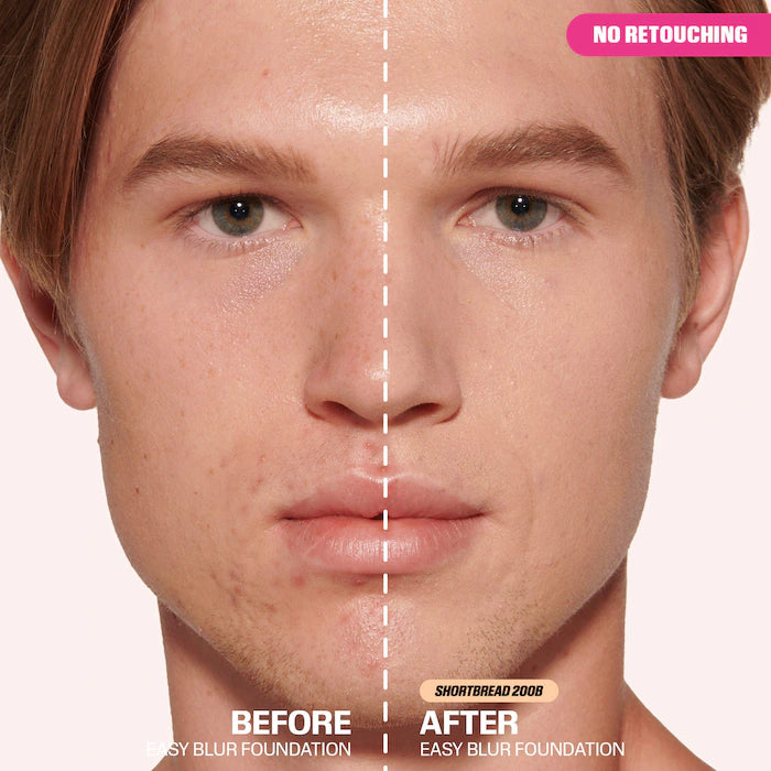 BAJO PEDIDO - HUDA BEAUTY Easy Blur Natural Airbrush Foundation with Niacinamide — Base Líquida Con Efecto Difuminador Y Acabado Natural Enriquecida Con Niacinamida