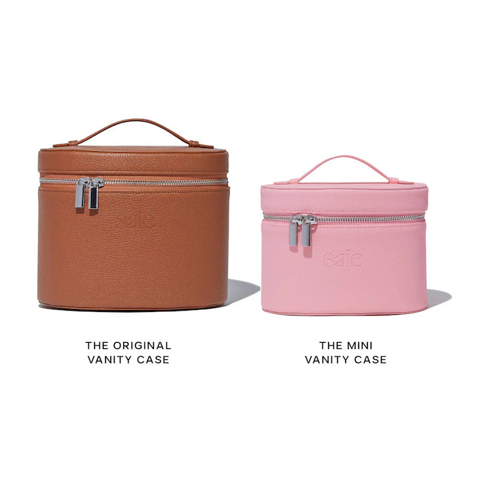BAJO PEDIDO - Saie The Vanity Case Color Brown Cosmetiquera Elegante Organizador De Maquillaje