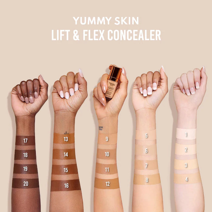 BAJO PEDIDO - Danessa Myricks Yummy Skin Lift & Flex Hydrating Concealer – Corrector Hidratante Con Ácido Hialurónico Y Cafeína