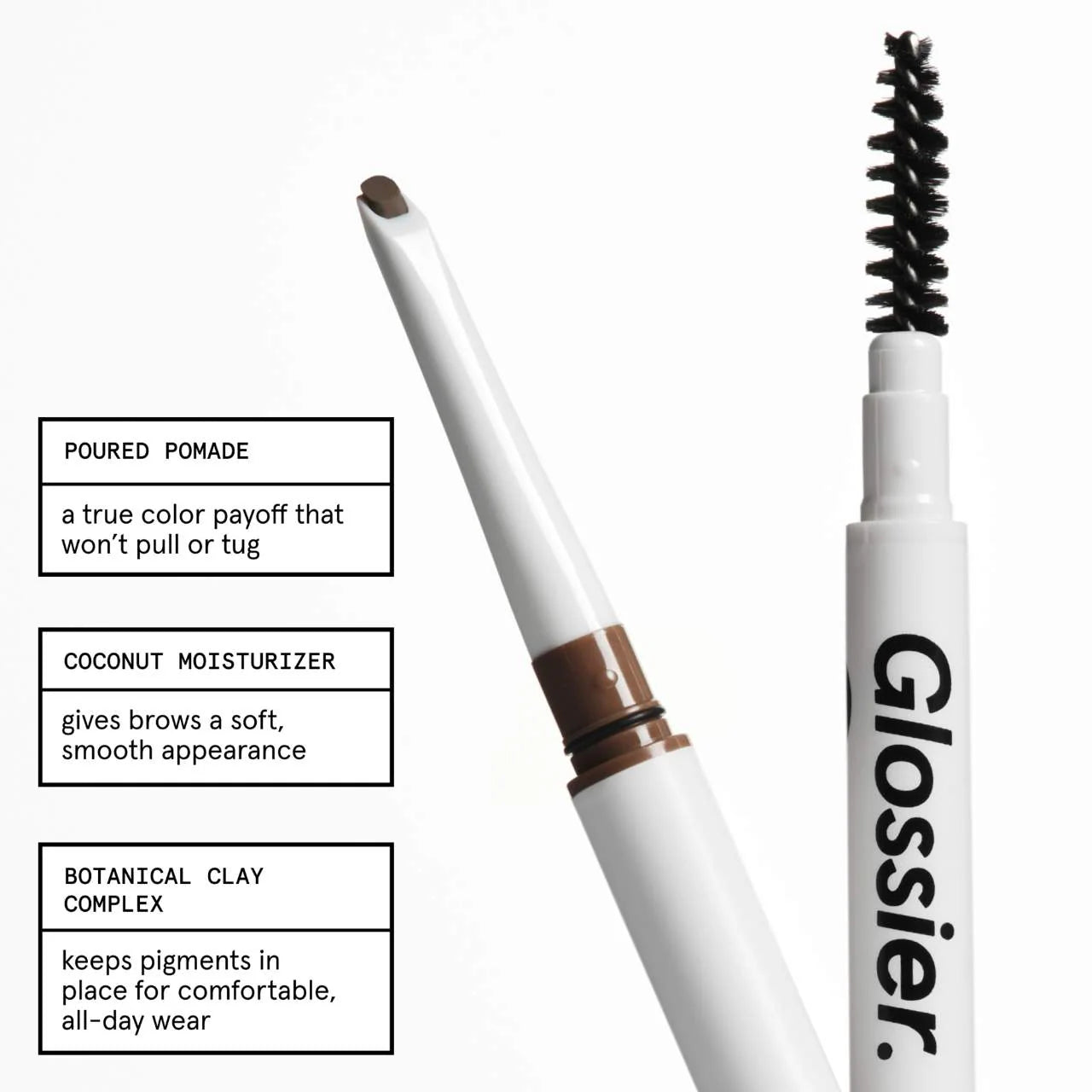BAJO PEDIDO - Glossier Boy Brow Arch Pomade Pencil | Lápiz-Pomada de Cejas 2-en-1