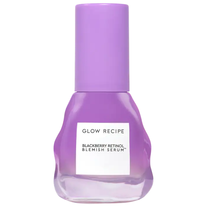 BAJO PEDIDO - Glow Recipe Blackberry Retinol Blemish Serum 30 ML — Suero Con Retinol Y Mora Negra Para Tratar Imperfecciones Y Suavizar La Piel