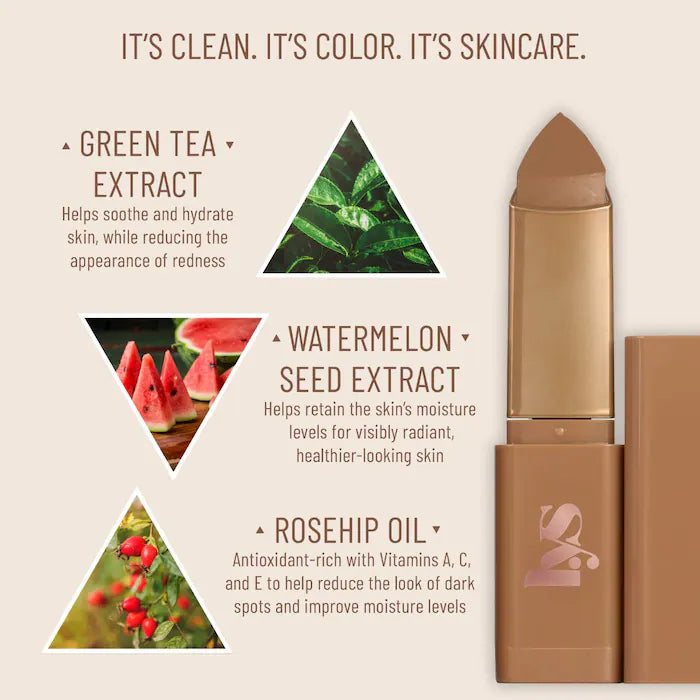 BAJO PEDIDO - LYS Beauty Triple Fix Foundation Stick — Base En Barra Hidratante y Difuminadora Con Cobertura Media y Acabado Natural Luminoso