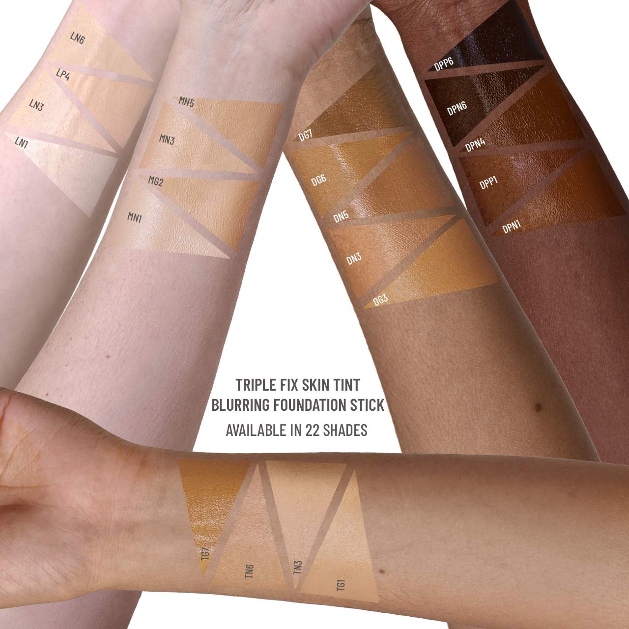 BAJO PEDIDO - LYS BEAUTY Triple Fix Blurring and Hydrating Skin Tint Foundation Stick | Skin Tint