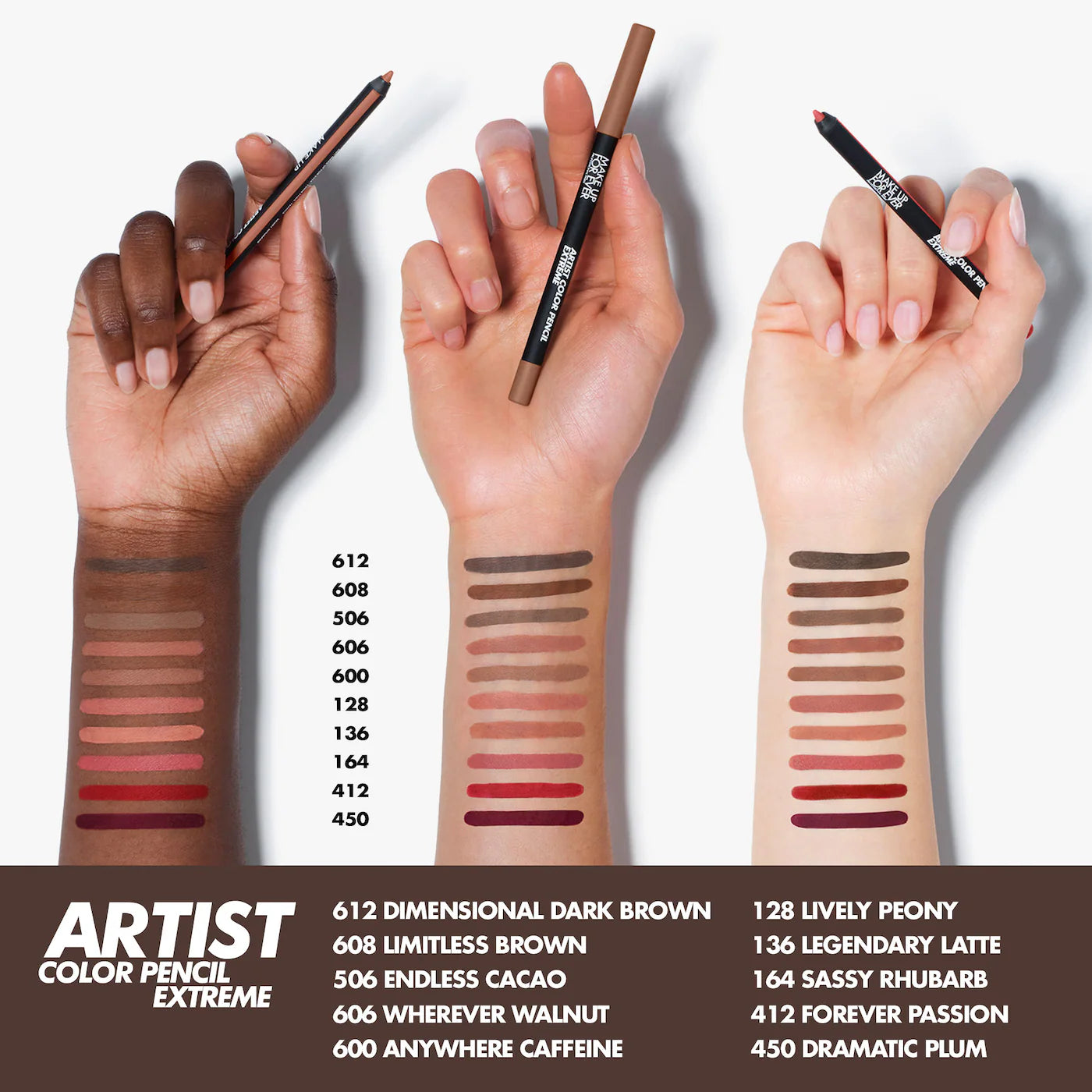 BAJO PEDIDO - MAKE UP FOR EVER Artist Color Pencil Extreme Smudge-Proof Lip Liner | Delineador Labial
